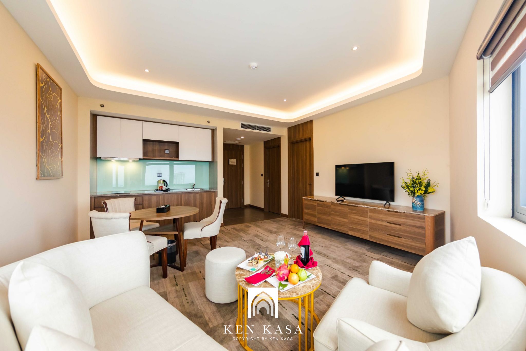 một góc không gian trong phòng của Muong Thanh Luxury Ha Long Residence